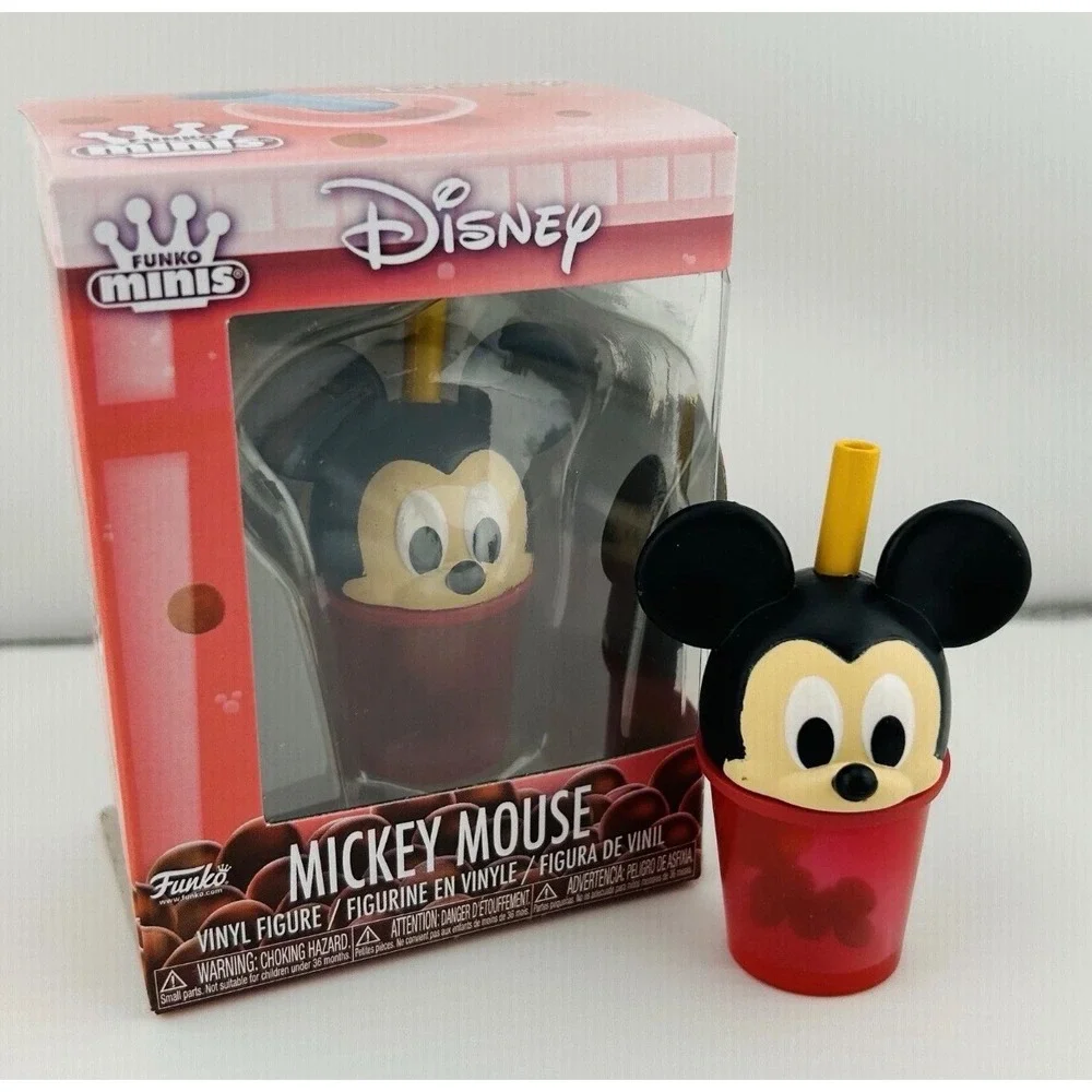 Disney Funko Minis Mickey Mouse Boba Milkshake Cup Vinyl Figure with Box